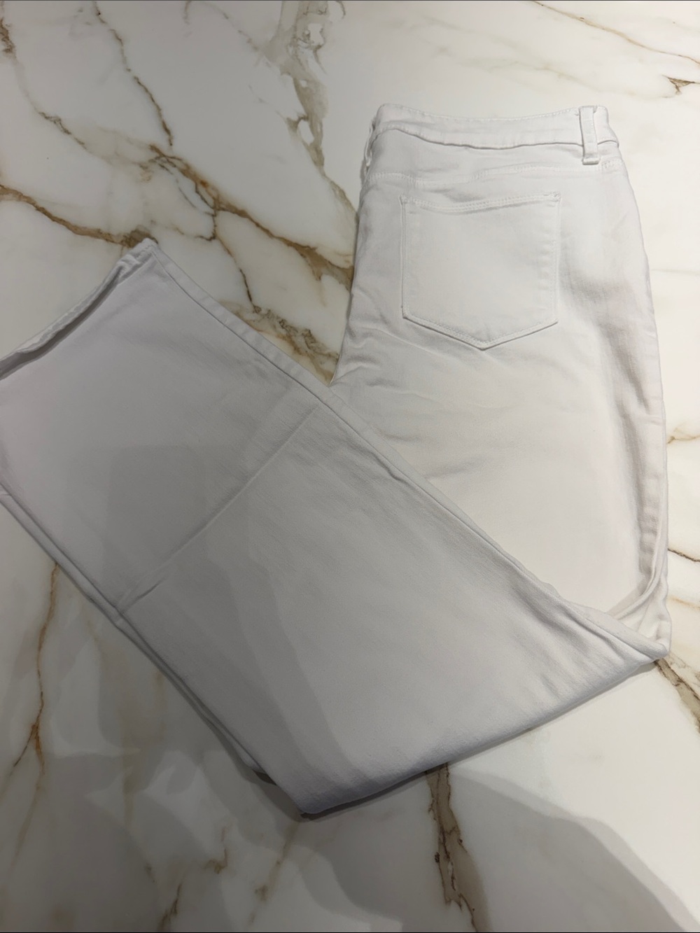 Chico's White bootcut -Leg Women's Jeans 14